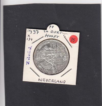 Beschrijving: 20 Euro P.C.HOOFT